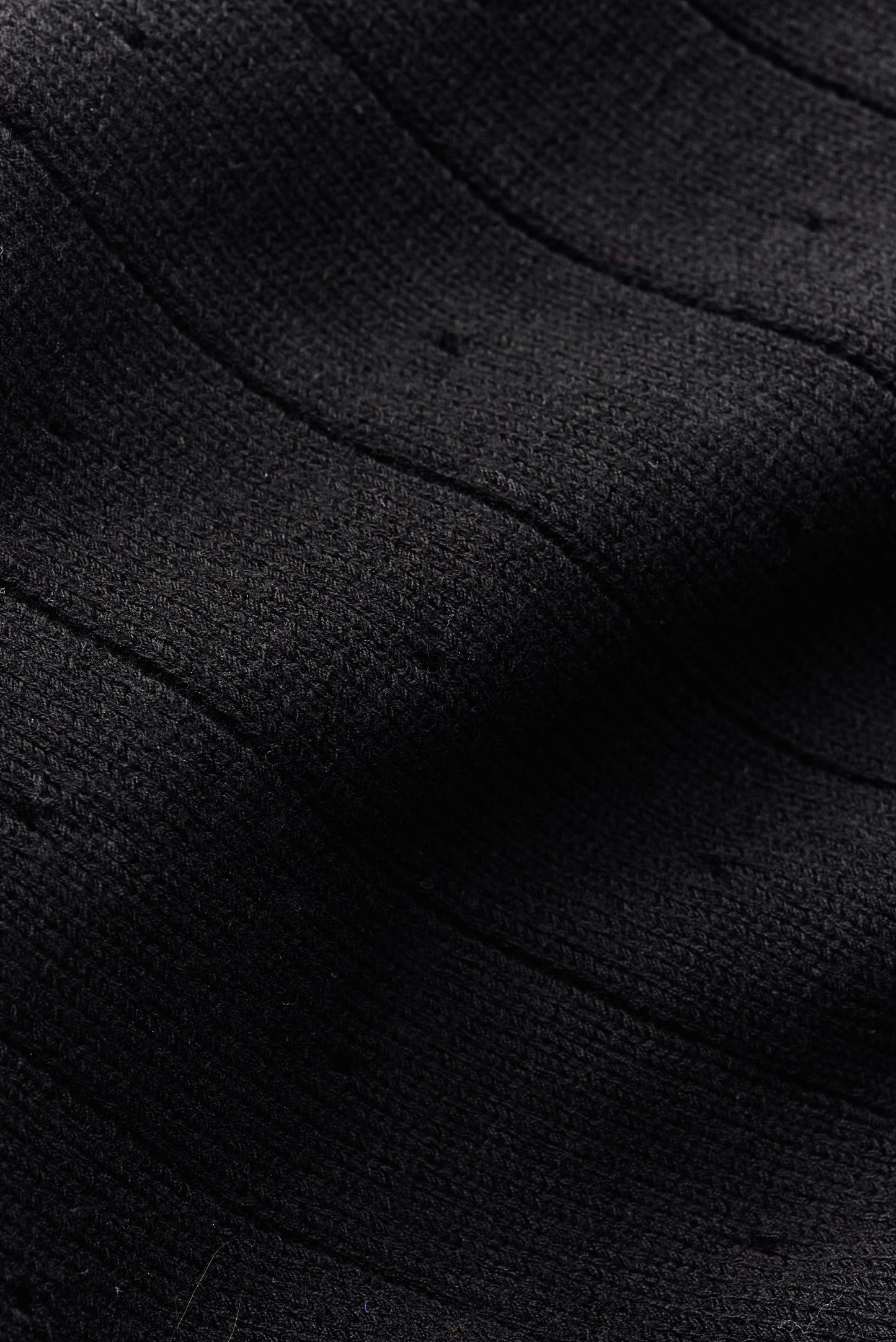Women's knit vest, 100% merino wool, ajour knit pattern, black.