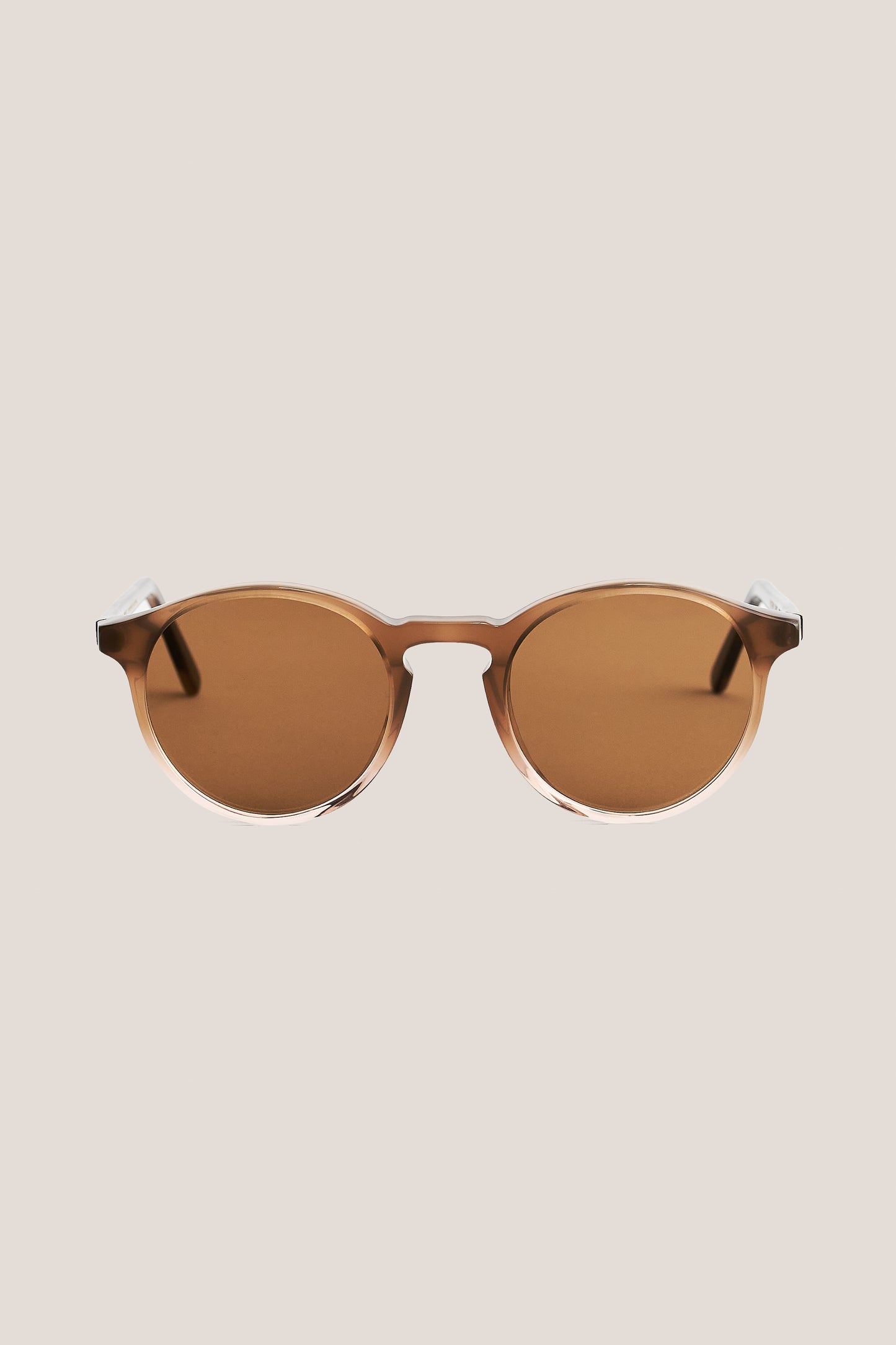 Unisex accessories sunglasses, acetate, brown frames with brown Carl Zeiss lenses.