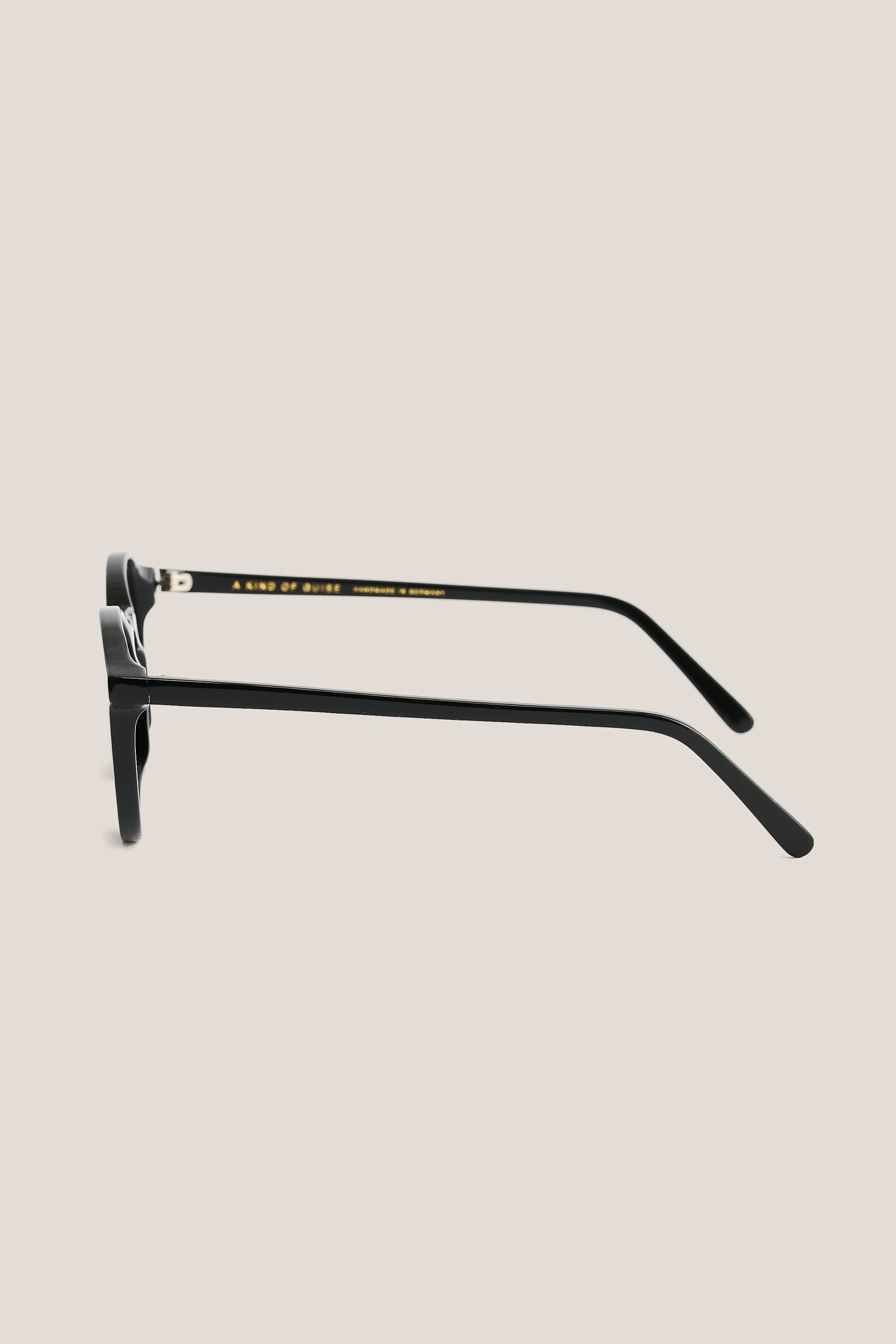 Unisex accessories sunglasses, black acetate thick square frames, Palermo Grande style.
