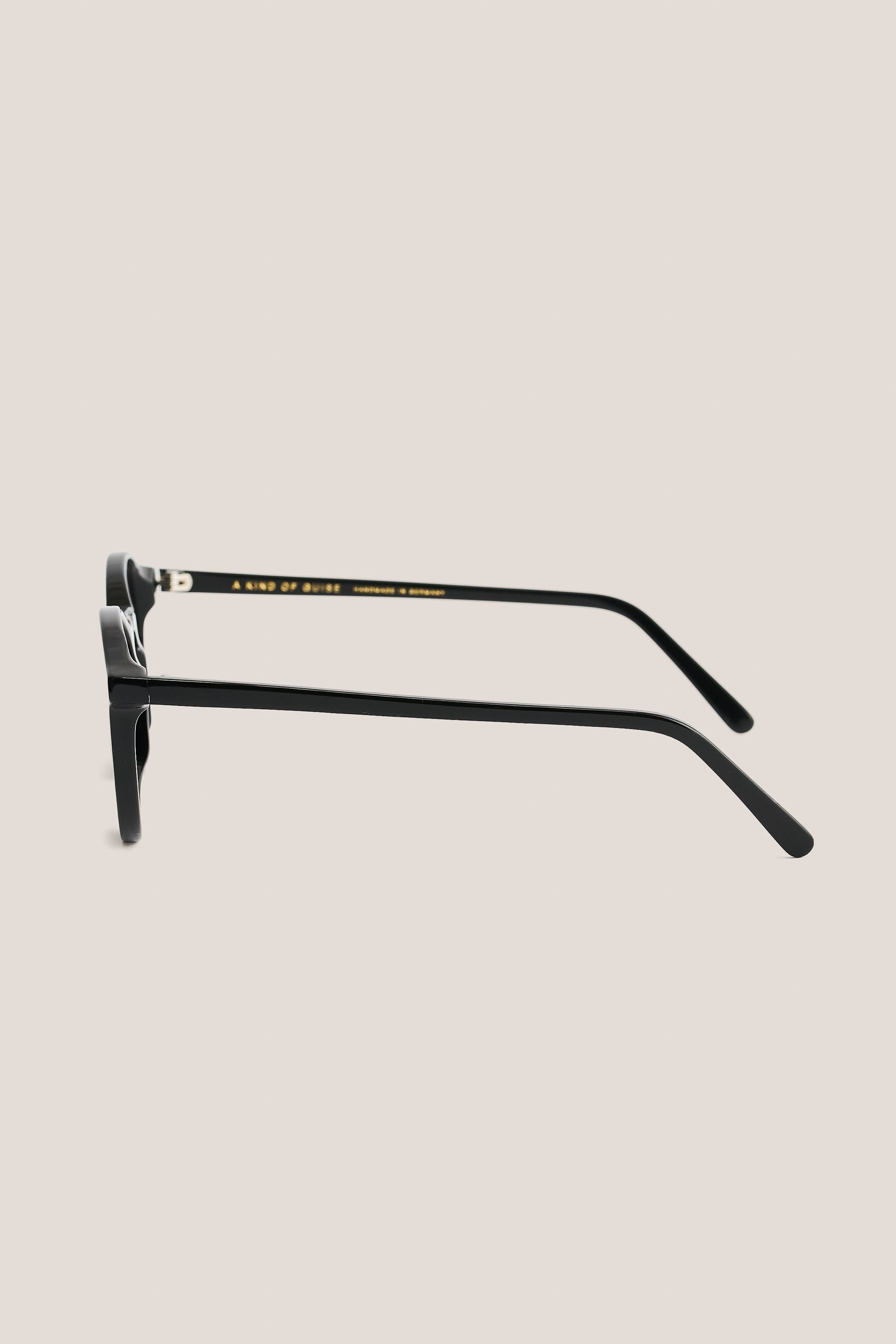 Unisex accessories sunglasses, black acetate thick square frames, Palermo Grande style.