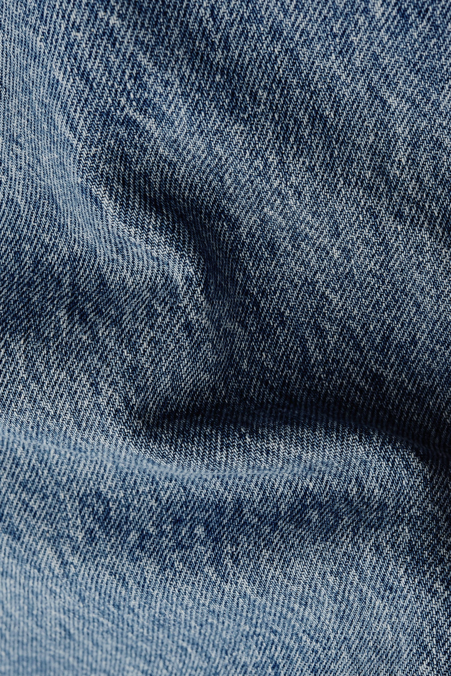 Women's shorts, cotton mix denim, stone washed, blue.