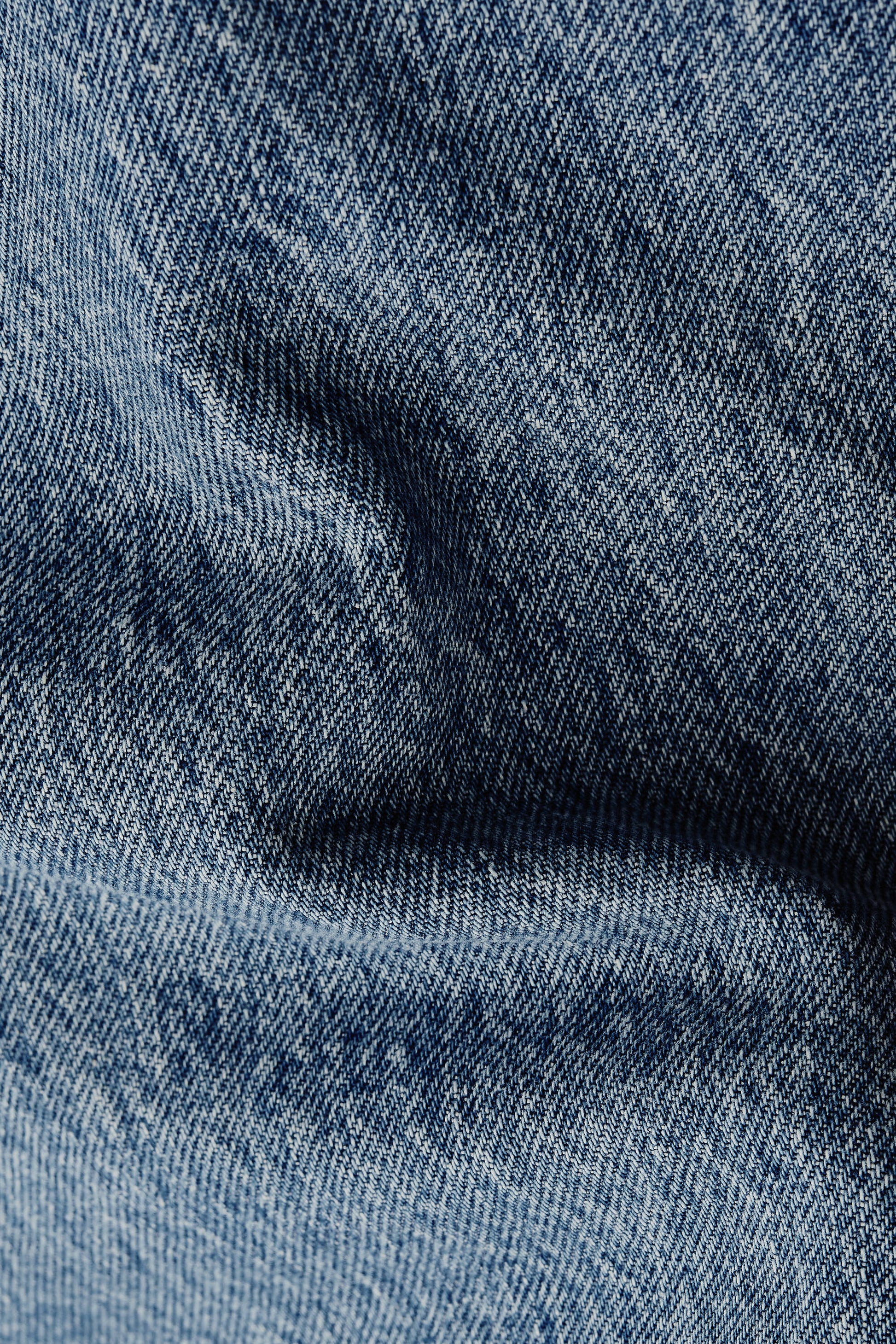 Women's shorts, cotton mix denim, stone washed, blue.