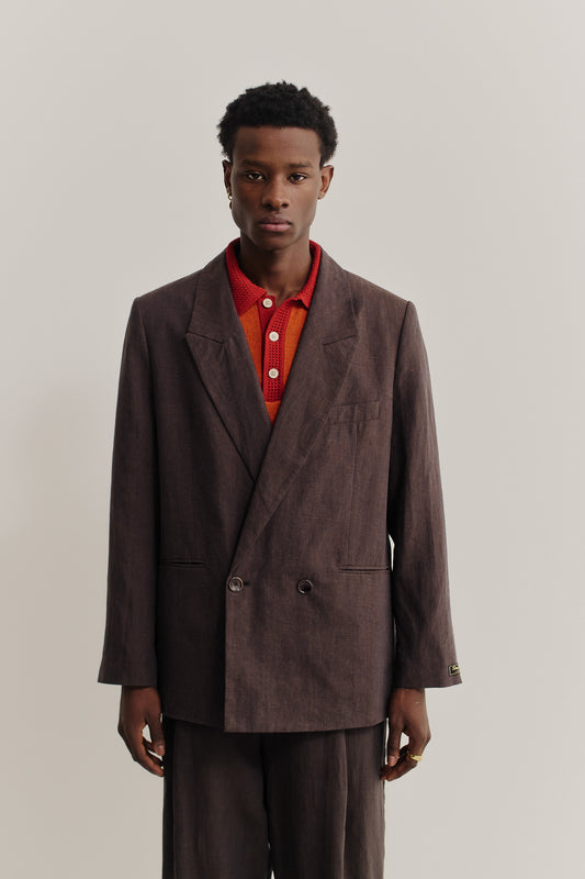 RELAXED DOUBLE BUTTONED BLAZER