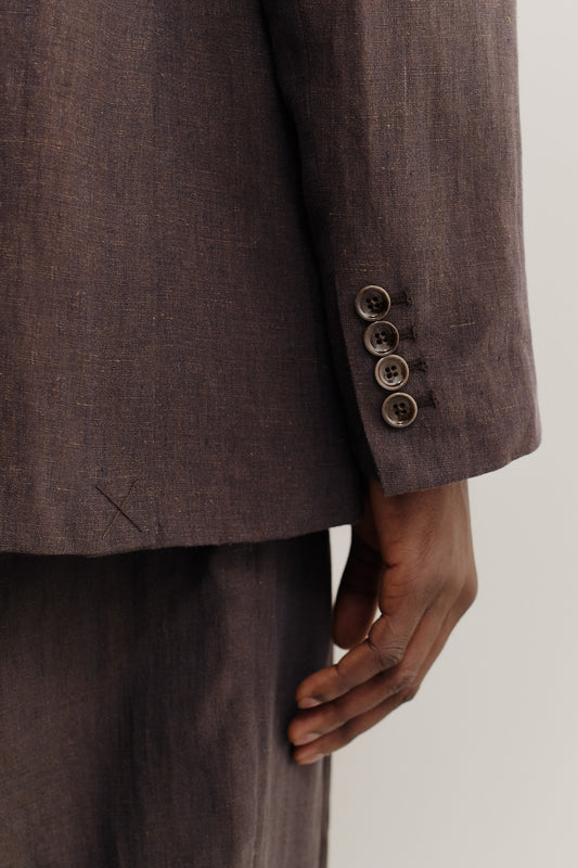 RELAXED DOUBLE BUTTONED BLAZER