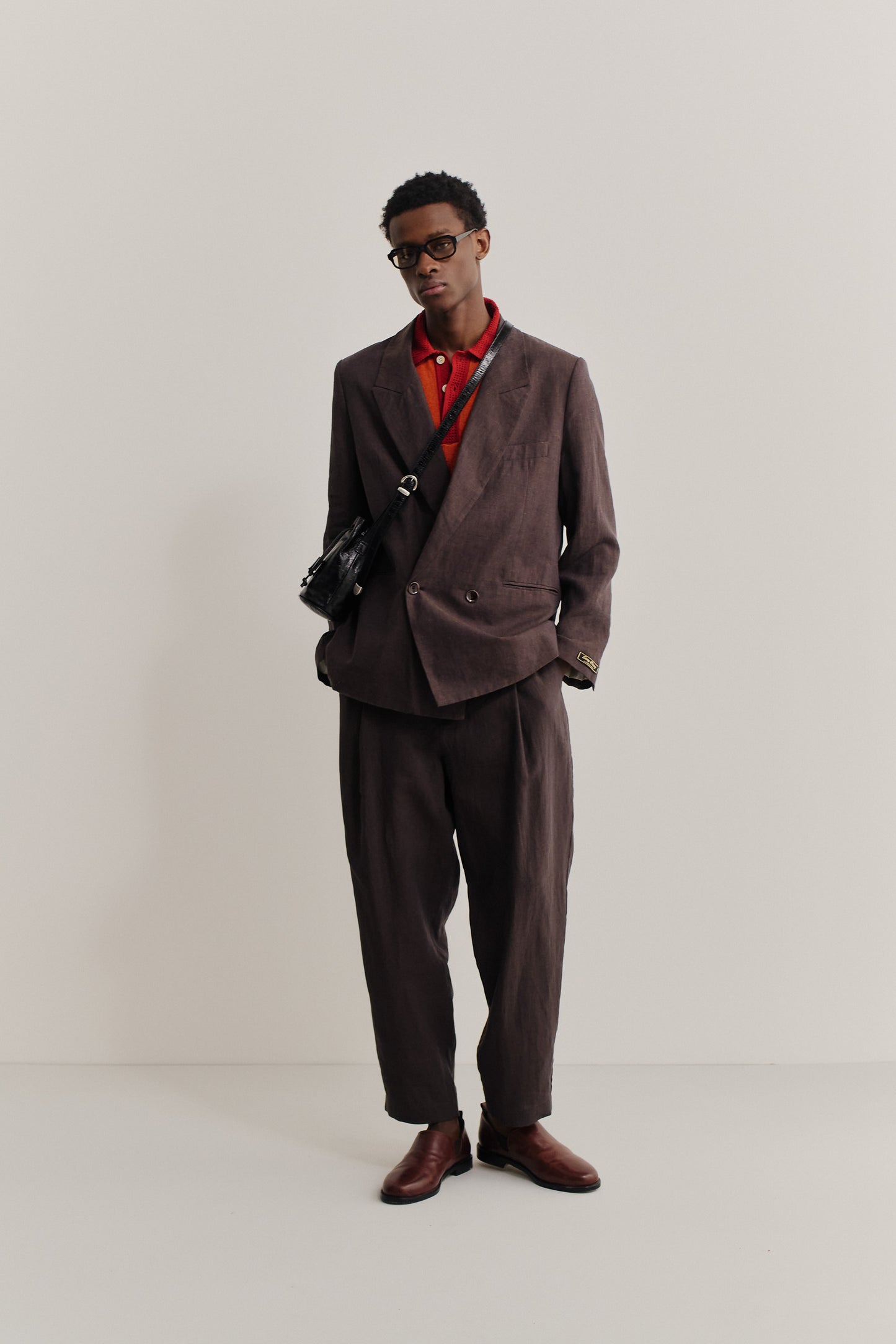 RELAXED DOUBLE BUTTONED BLAZER