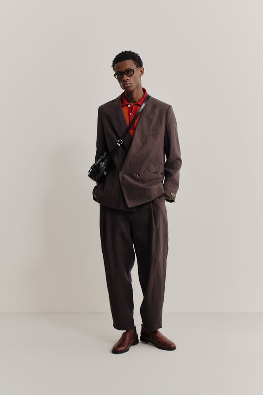 RELAXED DOUBLE BUTTONED BLAZER