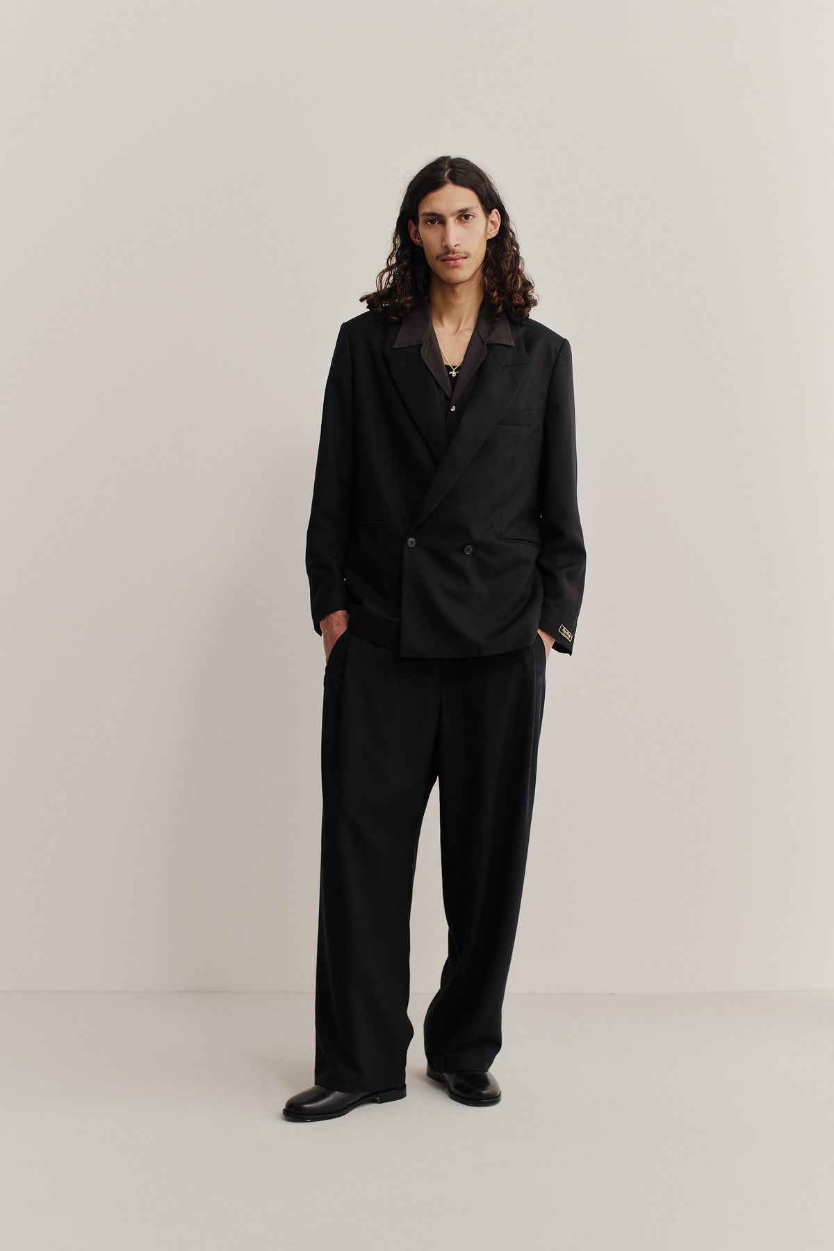 RELAXED DOUBLE BUTTONED BLAZER