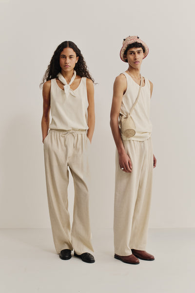 Samurai Trousers in 55% linen 45% silk | A KIND OF GUISE