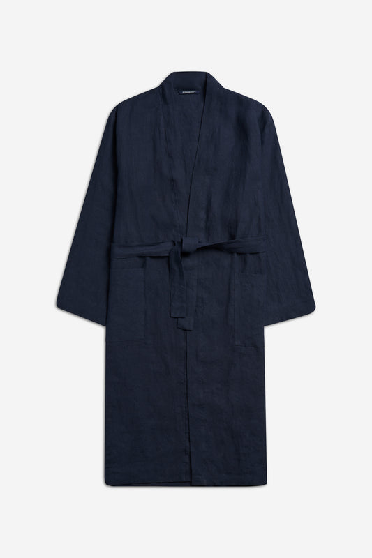 LINEN BATHROBE