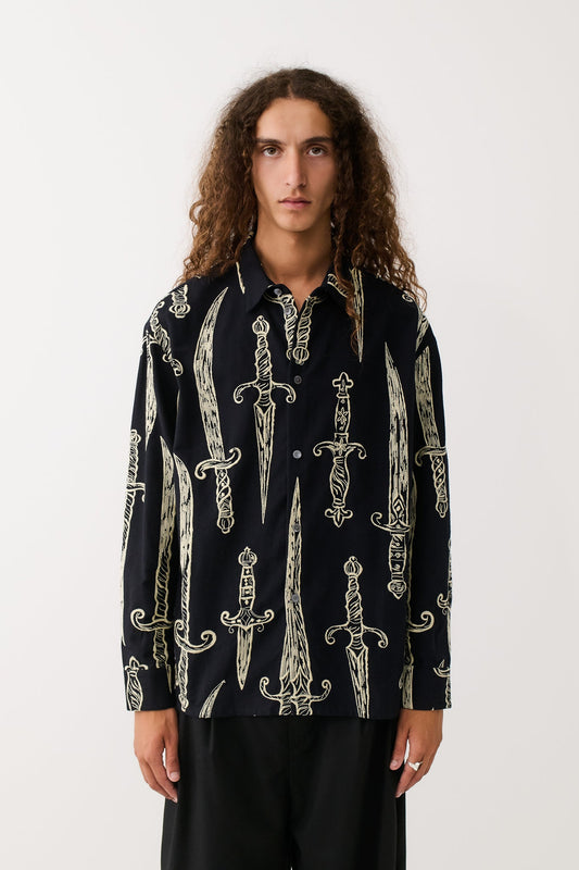 Derbin Shirt Black Swords