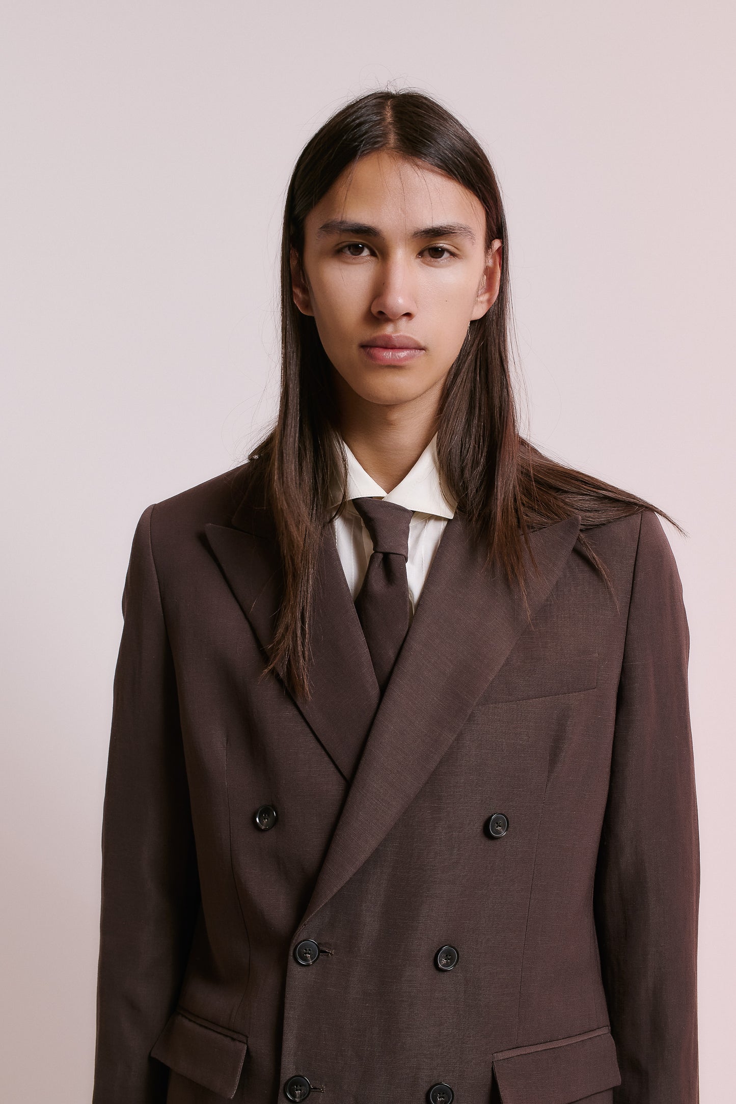 DOUBLE BREASTED PEAK BLAZER