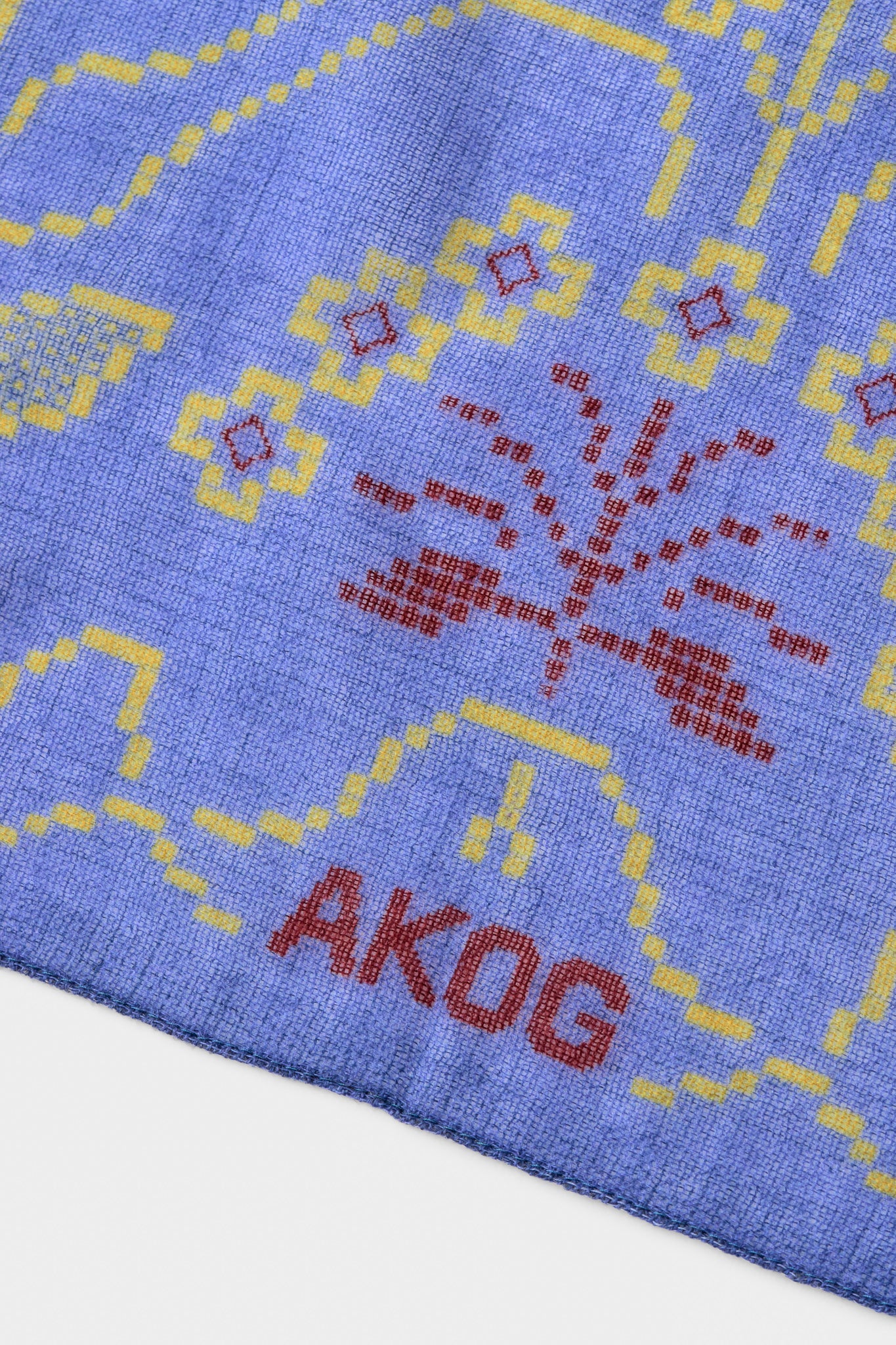Luz Wool Bandana Dove Foliage