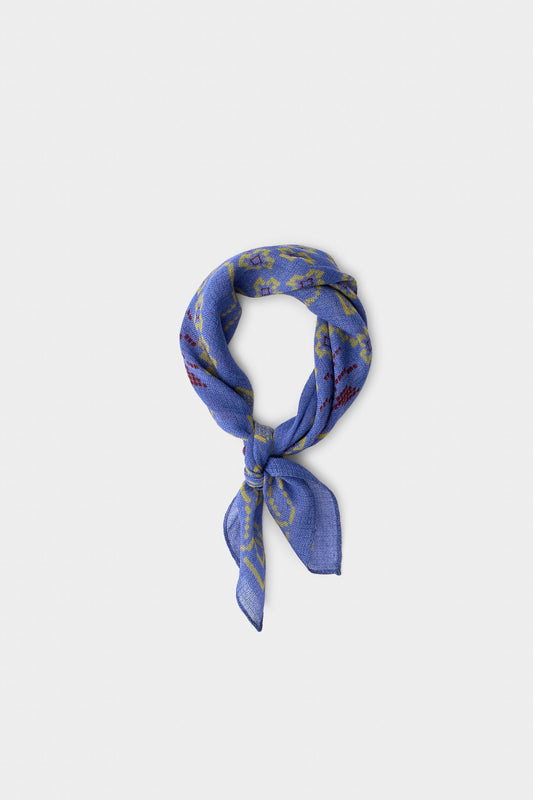 Luz Wool Bandana Dove Foliage