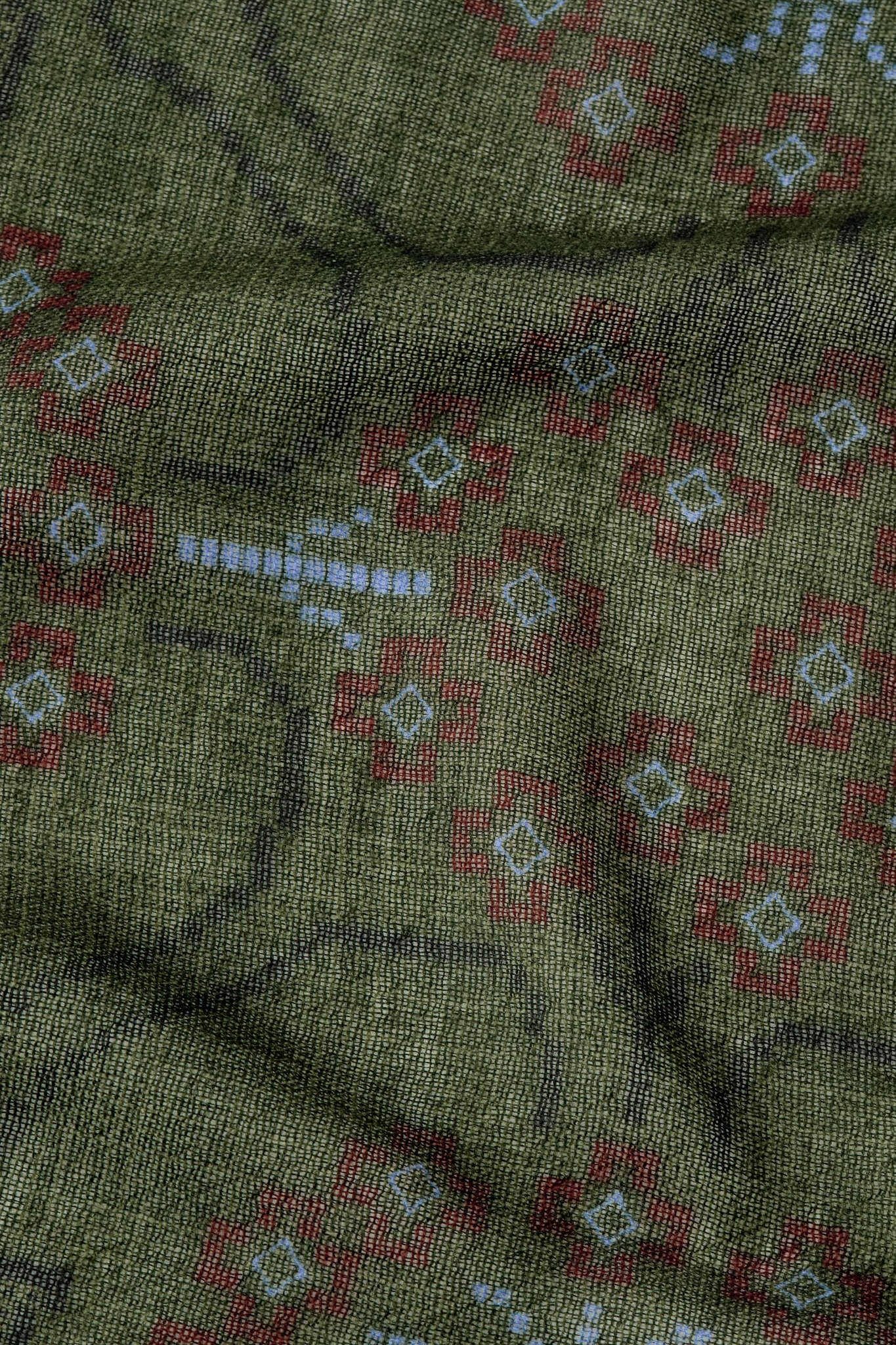 Luz Wool Bandana Verdure Foliage