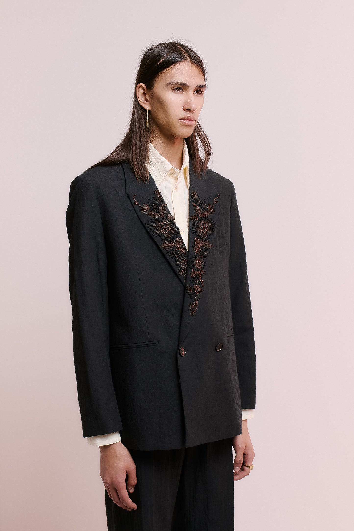 RELAXED DOUBLE BUTTONED BLAZER