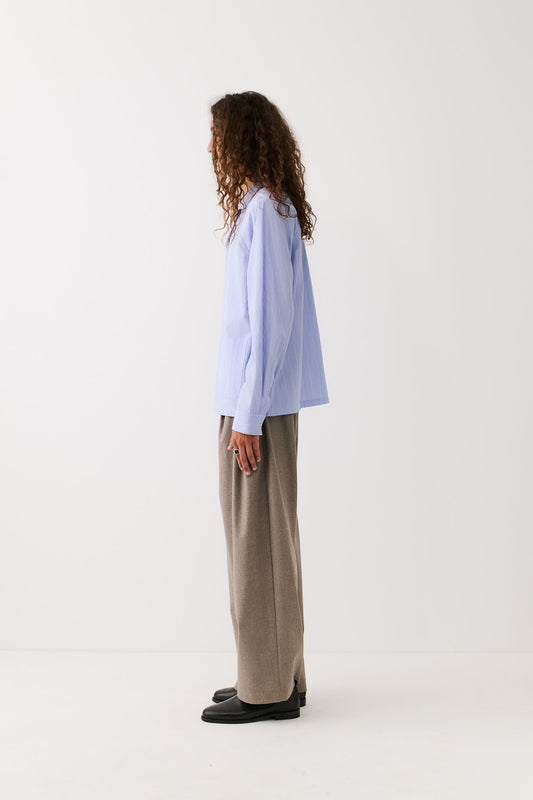 Songino Shirt Sky Blue Stripe