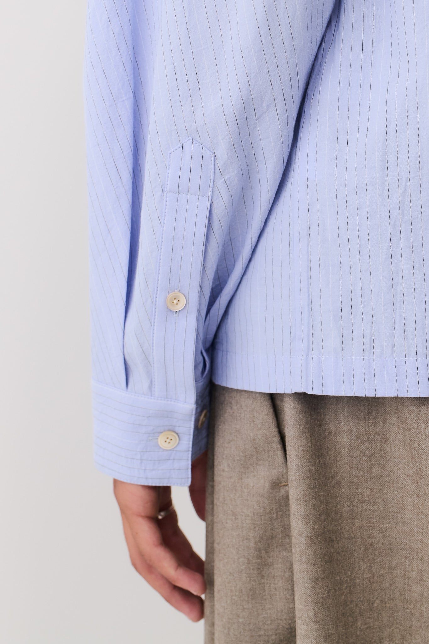 Songino Shirt Sky Blue Stripe