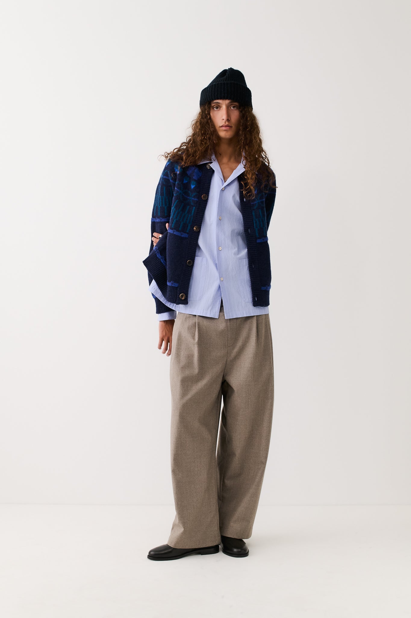 Songino Shirt Sky Blue Stripe