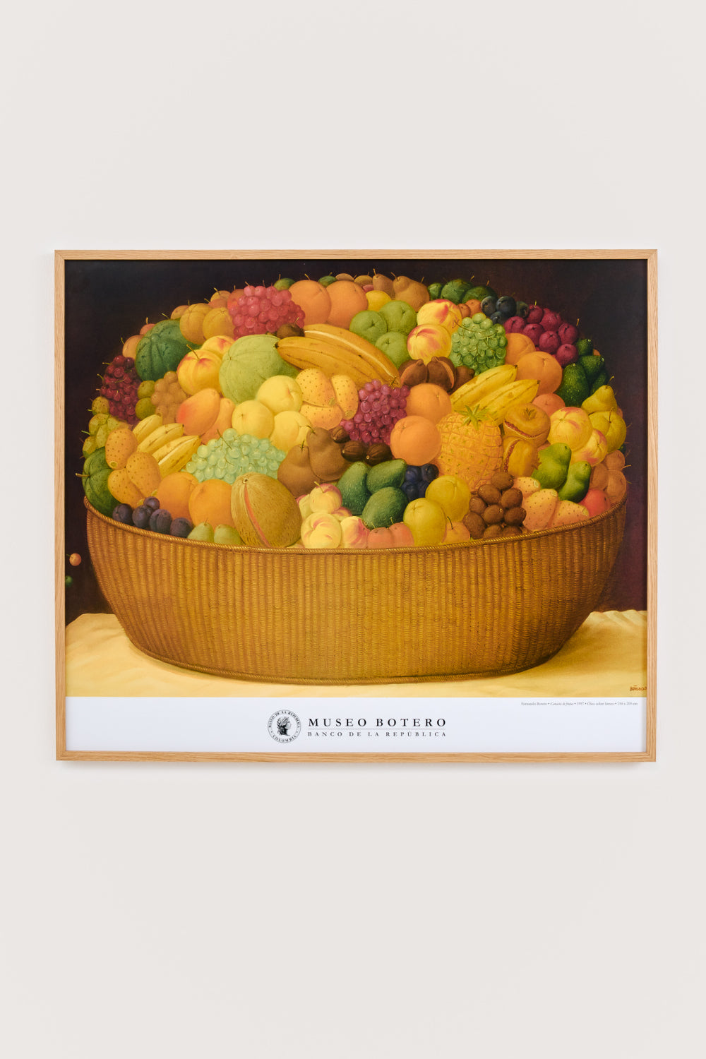 FERNANDO BOTERO: CANASTA DE FRUTAS