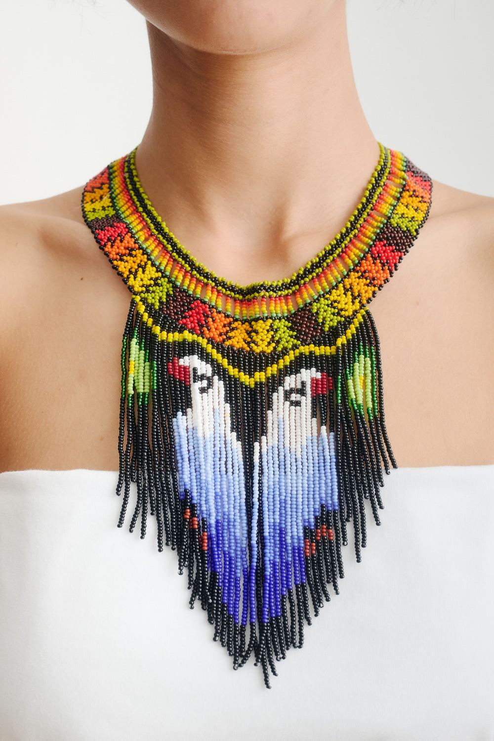 EMBERA PARROT NECKLACE