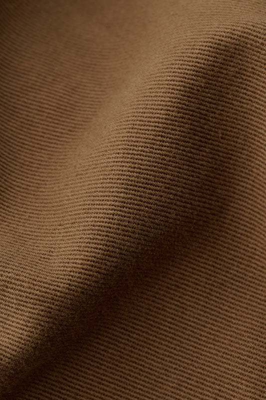 Terek Jeans Washed Brown Twill