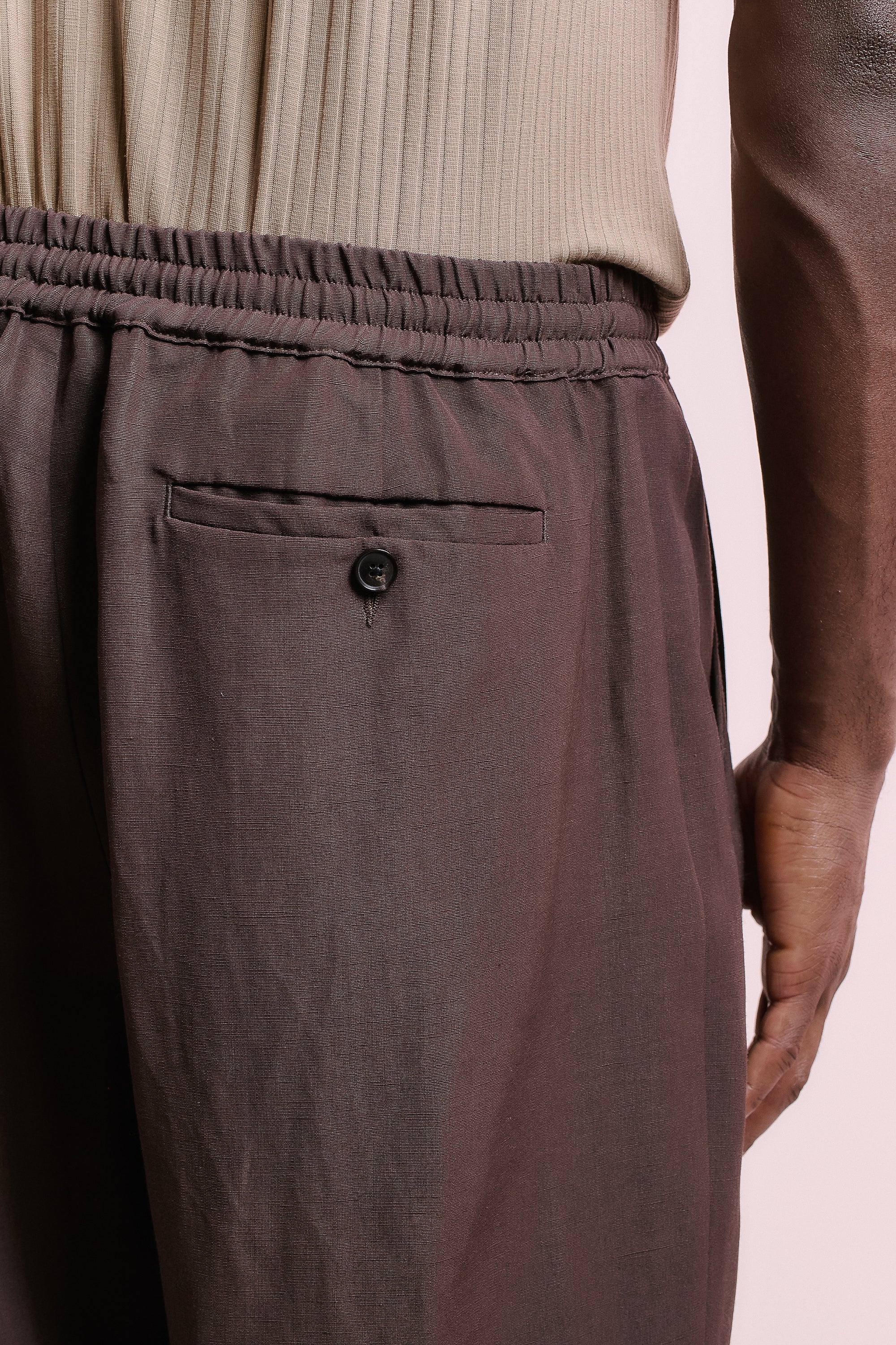 Vico Wide Trousers in 67% wool, 33% linen | A KIND OF GUISE