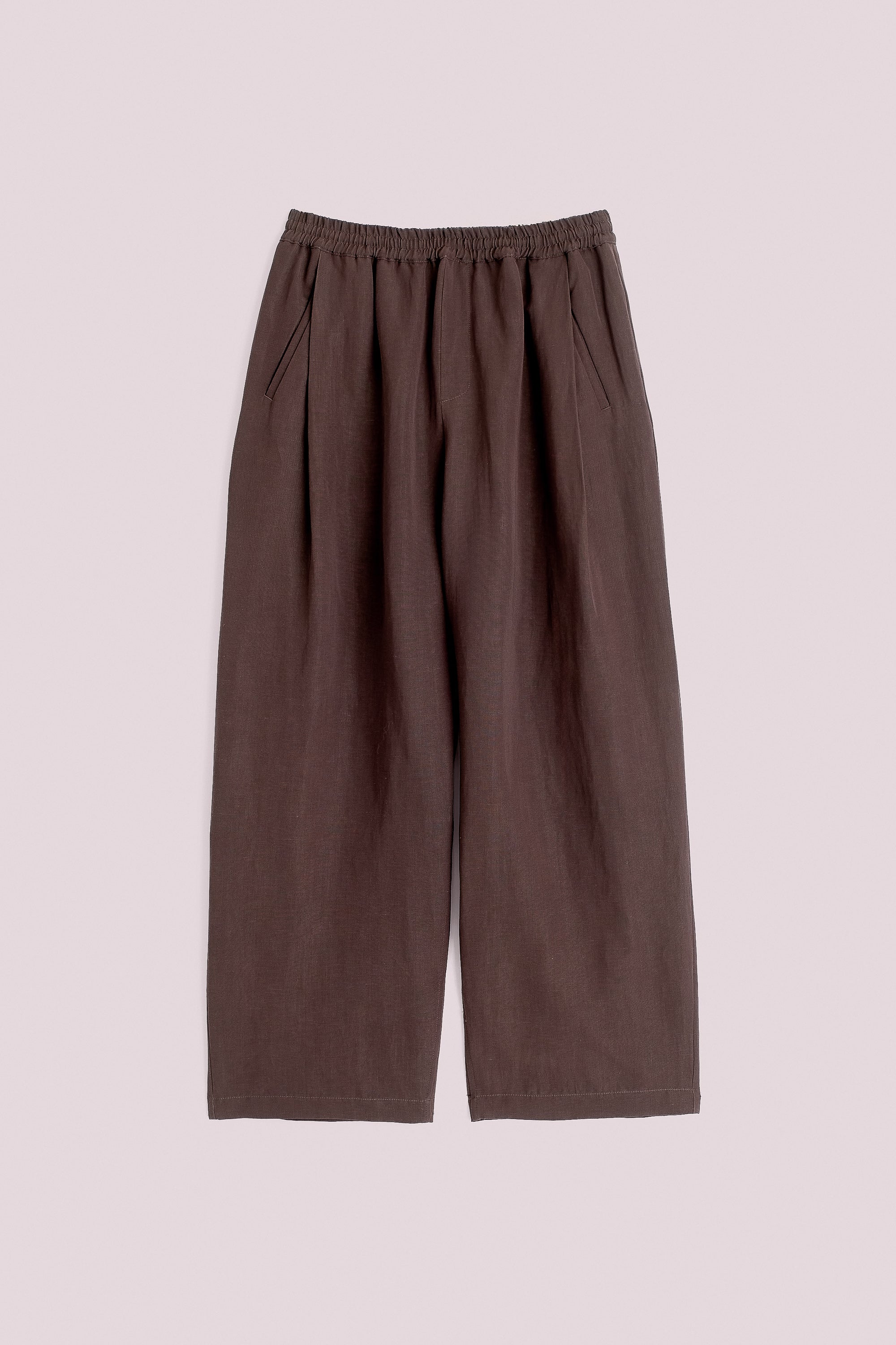 Vico Wide Trousers in 67% wool, 33% linen | A KIND OF GUISE