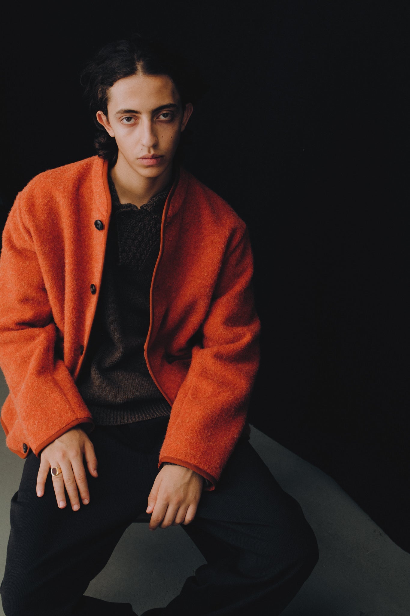 Yebra Jacket Orange Frill