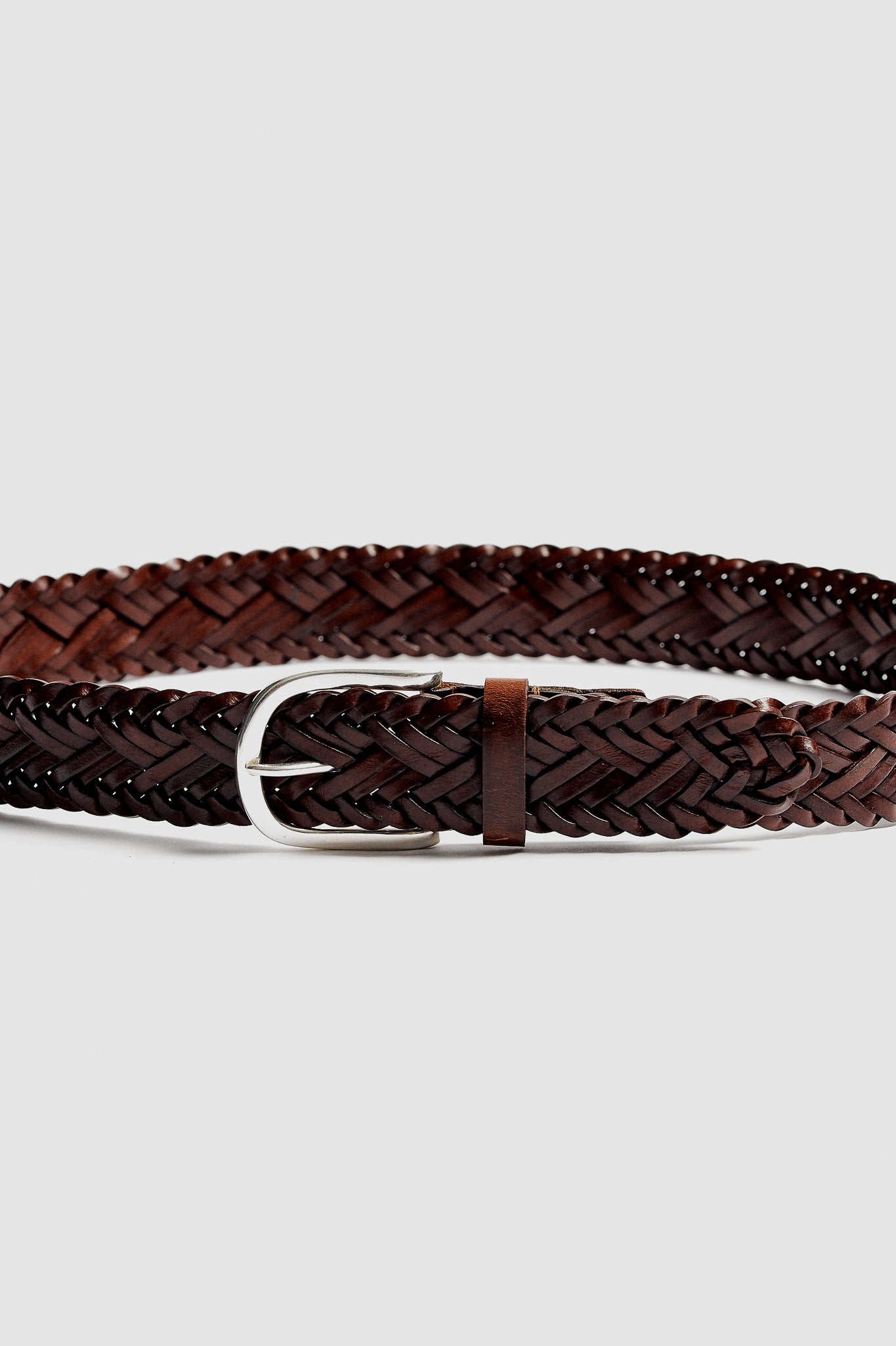 BRAIDED LEATHER BELT