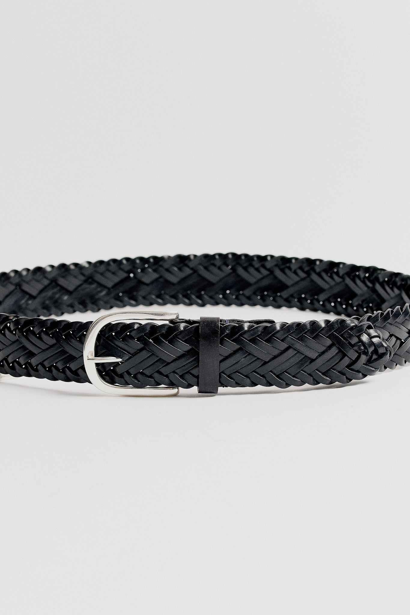 BRAIDED LEATHER BELT