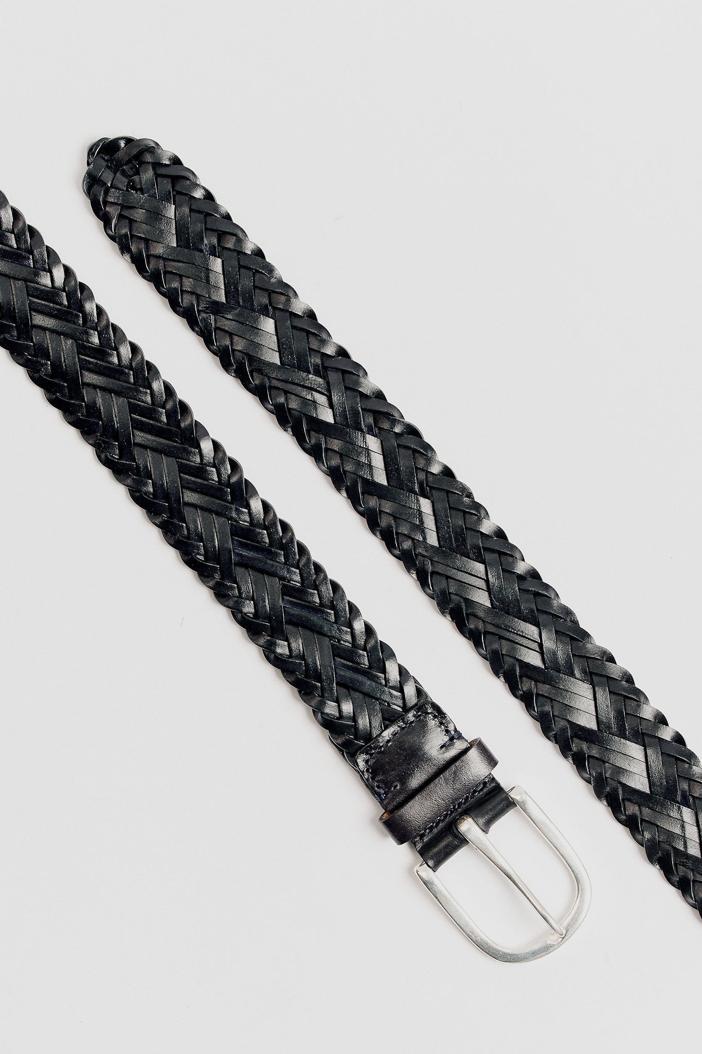 BRAIDED LEATHER BELT