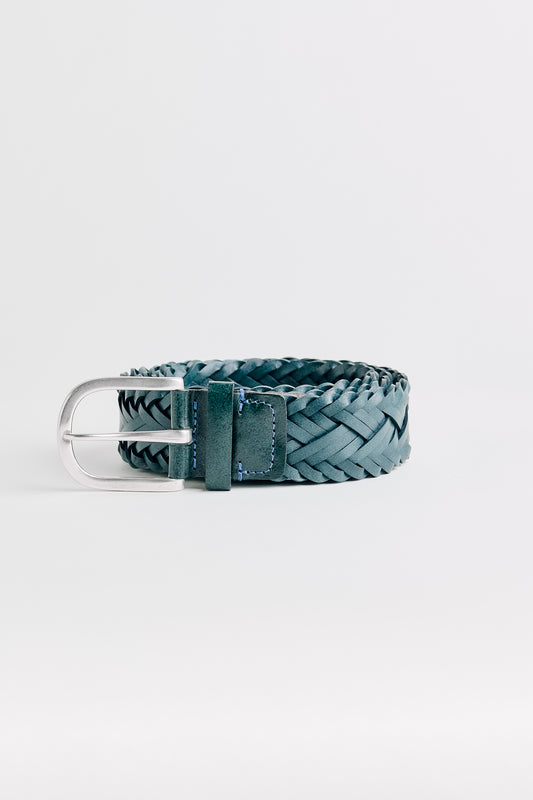 BRAIDED LEATHER BELT