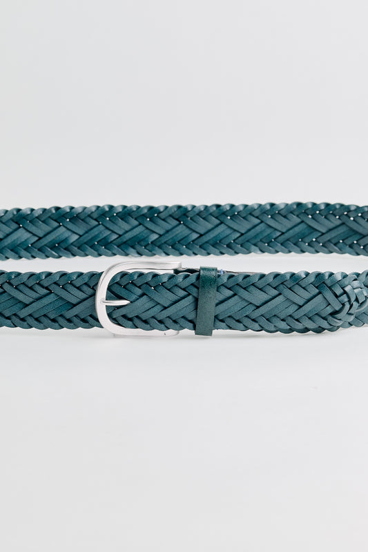 BRAIDED LEATHER BELT