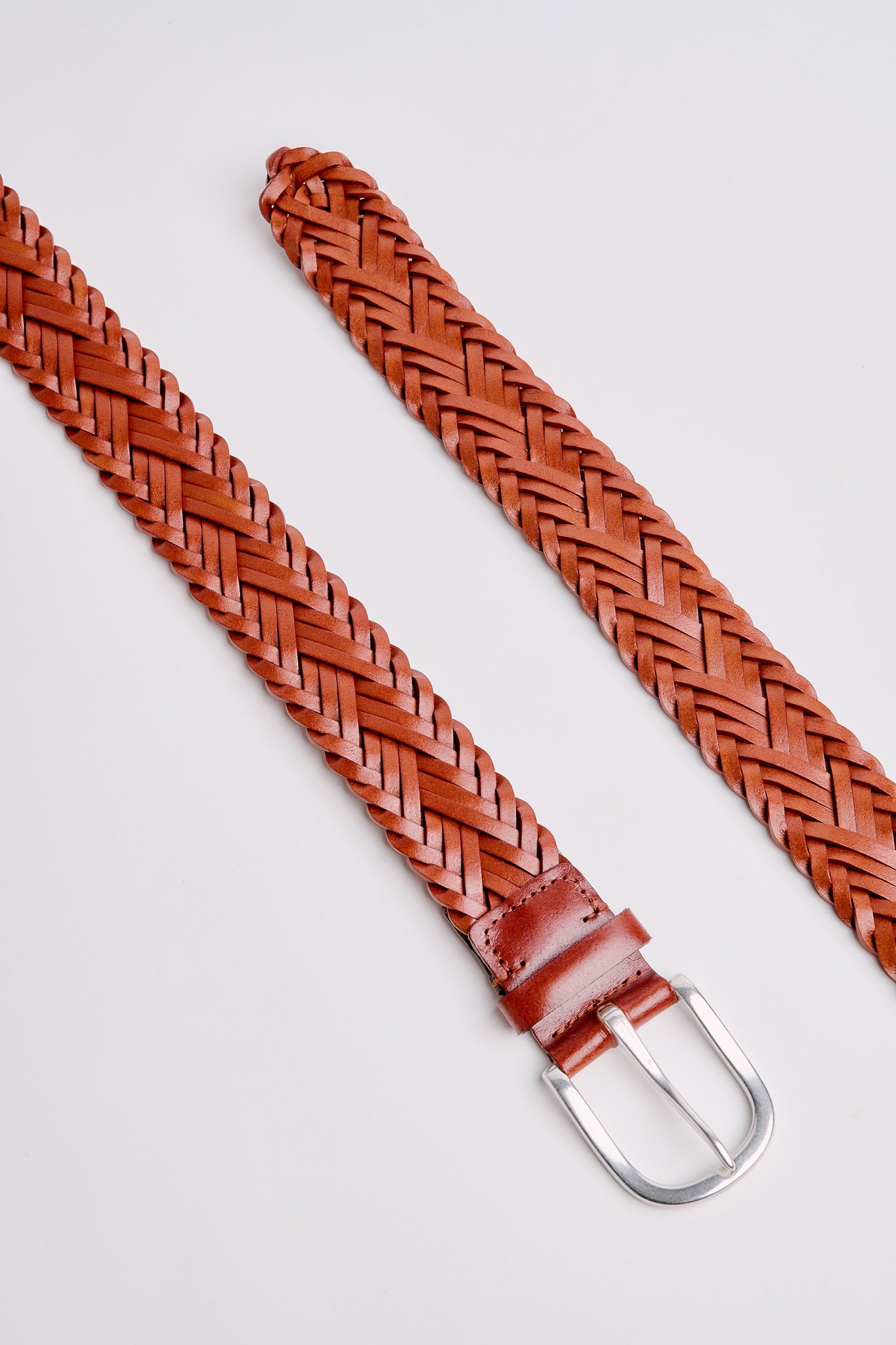 BRAIDED LEATHER BELT