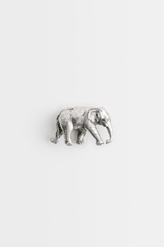 Silver Elephant Figurine