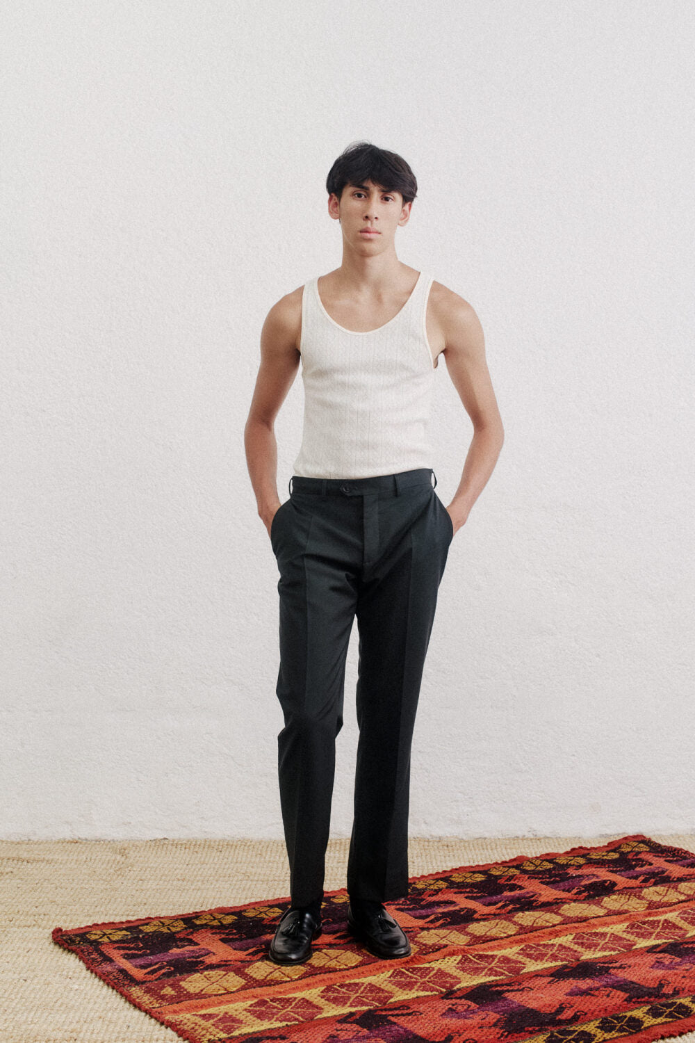 RELAXED TAILORED TROUSERS