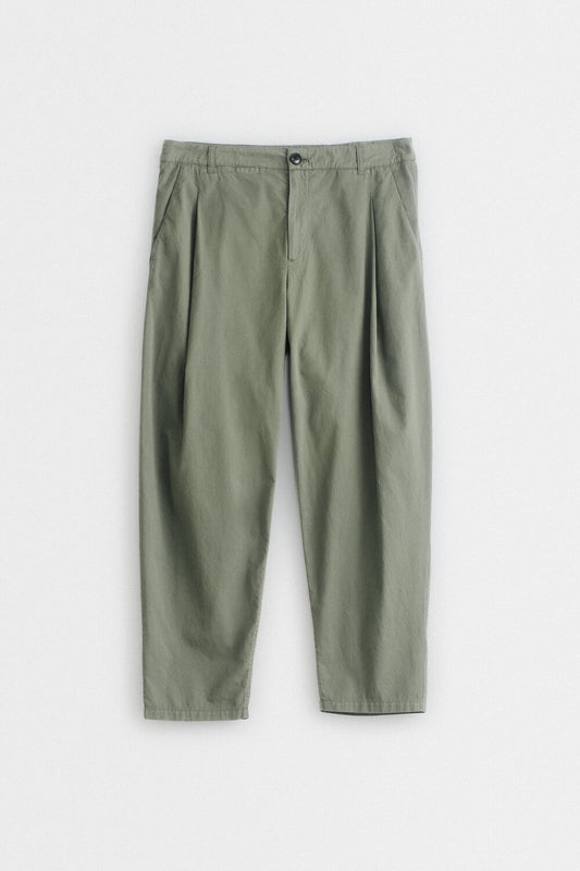 FOLDED WIDE TROUSERS