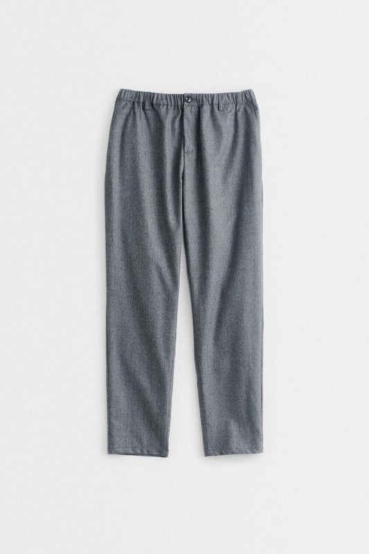 ELASTICATED WIDE TROUSERS