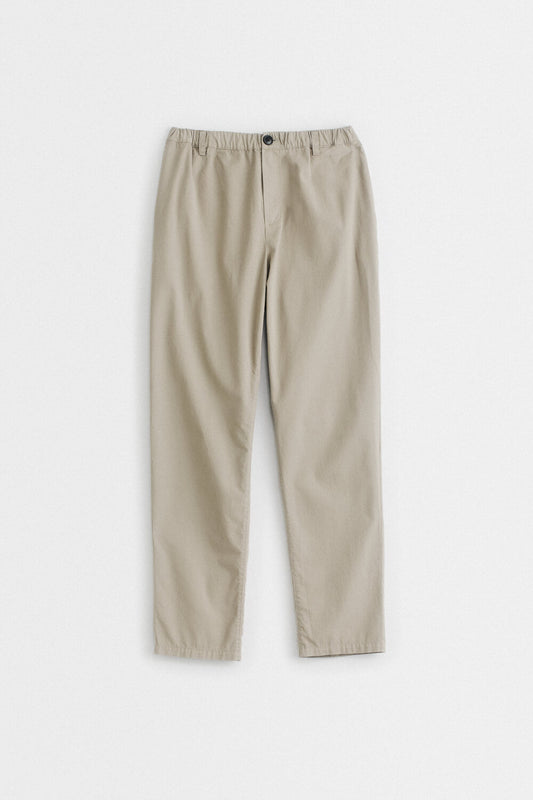 ELASTICATED WIDE TROUSERS