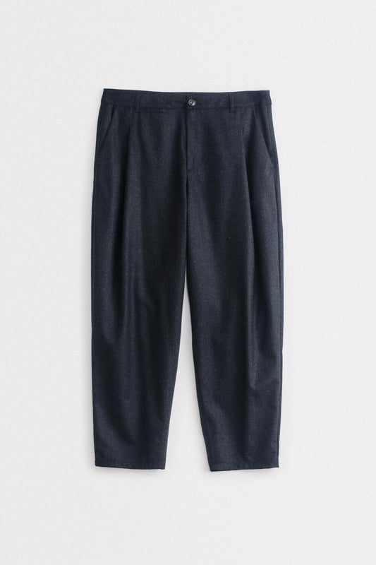 FOLDED WIDE TROUSERS