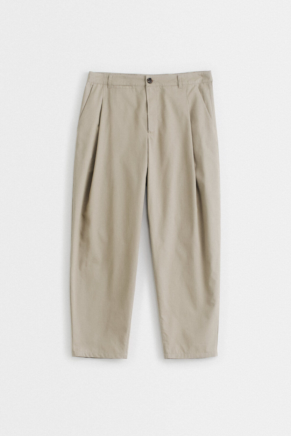 FOLDED WIDE TROUSERS