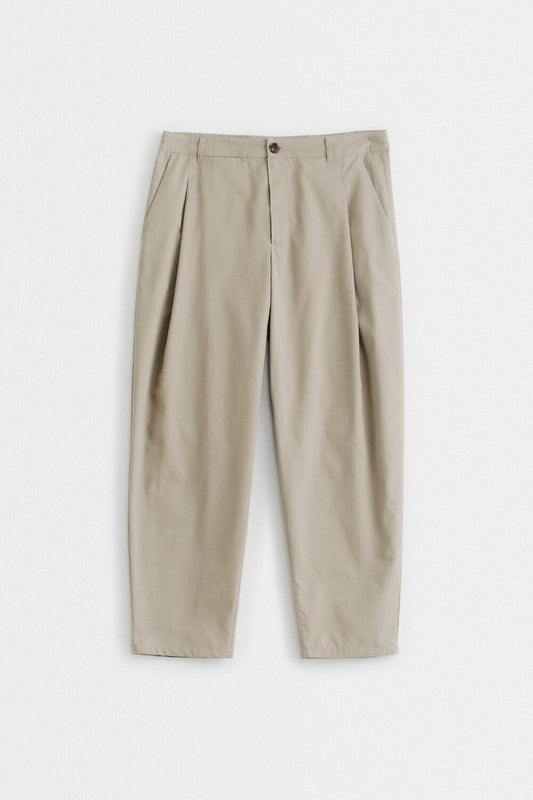 FOLDED WIDE TROUSERS