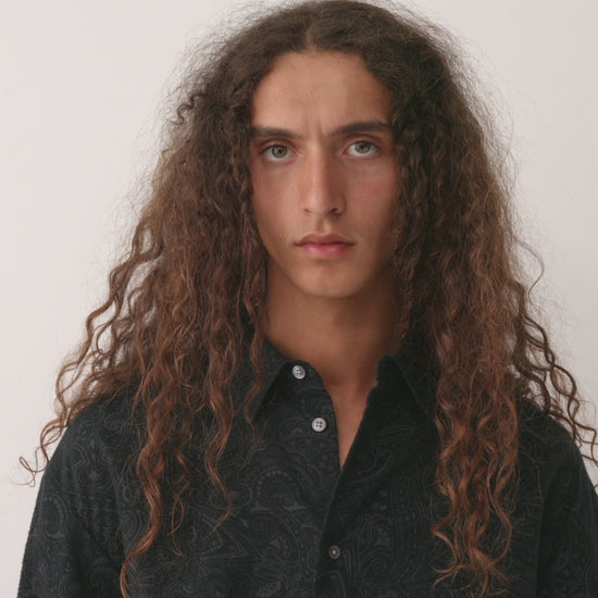 Gusto Shirt Washed Black Ornament