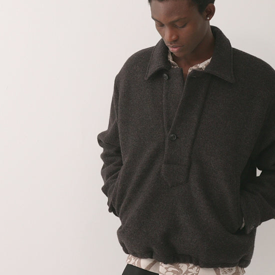 Plan Pullover Jacket Dark Oak Loden