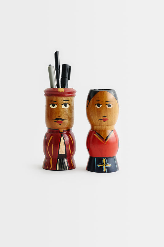 Kandyan Pen Holders Couple