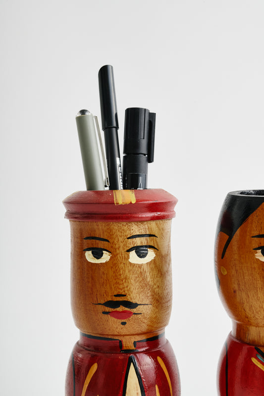 Kandyan Pen Holders Couple